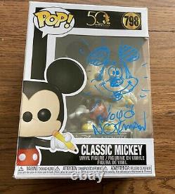 Disney Classic Mickey Mouse Funko POP Floyd Norman Signed & Sketched JSA COA