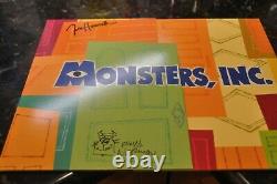 Disney Store Monsters Inc Litho Set 4 Rare Signed By Floyd Norman & Ira Hershen