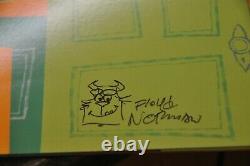 Disney Store Monsters Inc Litho Set 4 Rare Signed By Floyd Norman & Ira Hershen