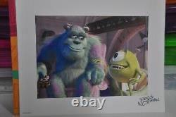 Disney Store Monsters Inc Litho Set 4 Rare Signed By Floyd Norman & Ira Hershen