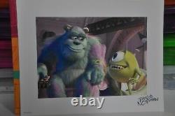 Disney Store Monsters Inc Litho Set 4 Rare Signed By Floyd Norman & Ira Hershen