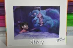 Disney Store Monsters Inc Litho Set 4 Rare Signed By Floyd Norman & Ira Hershen