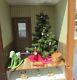 Dollhouse Miniature Artist Christmas Morning Room Box Tree Signed Floyd Artisan