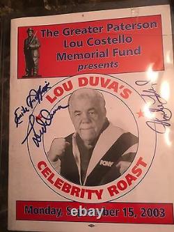 EMILE GRIFFITH, LOU DUVA UNCLE FLOYD Autographed Jsa Authenticity