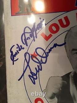 EMILE GRIFFITH, LOU DUVA UNCLE FLOYD Autographed Jsa Authenticity