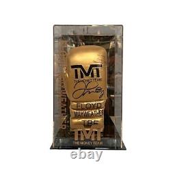 Exclusive Floyd Mayweather Jr Signed Branded Boxing Glove In a Display Case COA