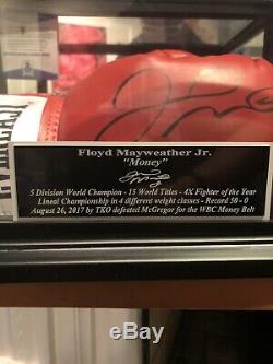 FLOYD MAYWEATHER JR AUTHENTIC Signed Autographed Beckett COA