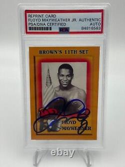 FLOYD MAYWEATHER JR AUTO Signed 1997 BROWN's Rookie Retro RP Card Autograph PSA