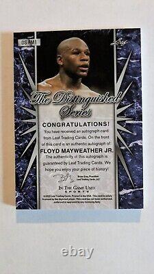 FLOYD MAYWEATHER JR Auto 2022 Leaf In the Game Used Sports Autograph Red # 23/30