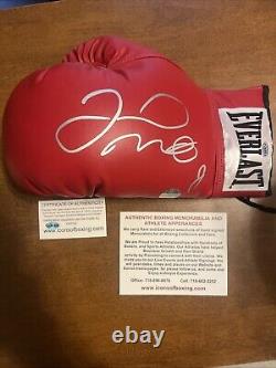 FLOYD MAYWEATHER JR SIGNED EVERLAST BOXING GLOVE CHAMP 50-0 GOAT WithCOA+PROOF