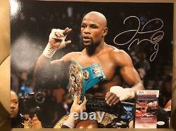 FLOYD MAYWEATHER JR Signed Autograph Auto 16x20 Picture Photo Boxing JSA Witness