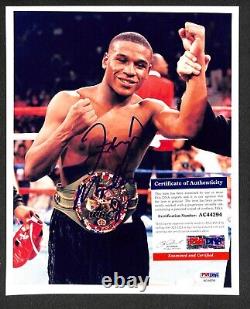 FLOYD MAYWEATHER JR early sig SIGNED AUTOGRAPHED PHOTO by Chris Farina PSA/DNA