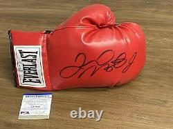 FLOYD MAYWEATHER JR signed Everlast Boxing Glove MONEY Auto Autograph PSA/DNA
