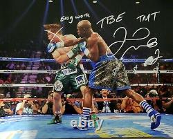 FLOYD MAYWEATHER Signed 16x20 photo RARE Inscription, CANELO DEFECT MUST OWN