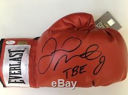 FLOYD MAYWEATHER Signed Boxing Glove +100% Proof & RARE Inscription TMT +JSA COA