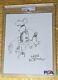 FLOYD NORMAN Sketch Signed Hand Drawn Jumbo Size Walt Disney Goofy PSA DNA