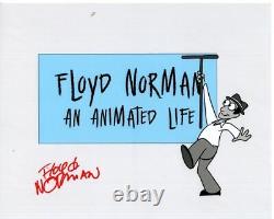 FLOYD NORMAN signed autographed 8x10 DISNEY AN ANIMATED LIFE photo