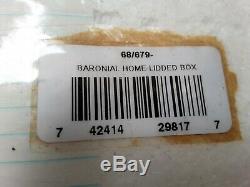 Fitz & Floyd Signed Whitetail Deer Baronial Home Cookie Jar Lidded Box 68/679