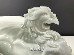 Fitz and Floyd 1970's Griffin Planter Hollywood Regency Blanc de Chine VINTAGE