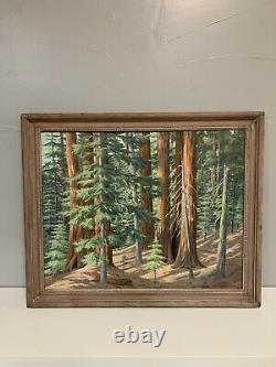 Floyd Copeland Chandler Oil Painting Rickman Grove California Redwoods