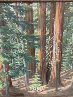 Floyd Copeland Chandler Oil Painting Rickman Grove California Redwoods