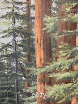 Floyd Copeland Chandler Oil Painting Rickman Grove California Redwoods