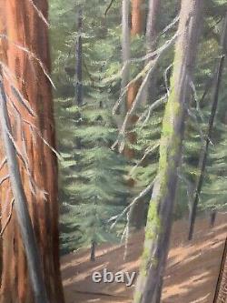 Floyd Copeland Chandler Oil Painting Rickman Grove California Redwoods