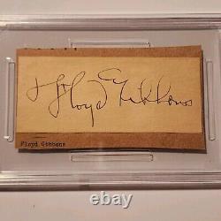 Floyd Gibbons Signed PSA DNA Journalist Autograph Auto COA War Correspondant