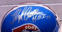 Floyd Little Autographed Signed Broncos Throwback Mini Helmet Jsa Auth