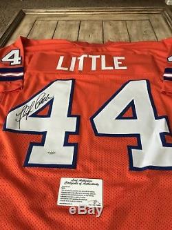 Floyd Little Autographed/Signed Jersey JSA COA Syracuse Orange Denver Broncos