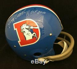 Floyd Little Denver Broncos Signed Autographed Full Size Fs Tk Helmet Jsa Coa