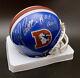 Floyd Little SIGNED Denver Broncos Mini Helmet + HOF 2010 PSA/DNA AUTOGRAPHED