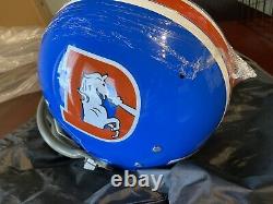 Floyd Little Signed Full Size Replica Helmet Broncos JSA 18 Inscriptions