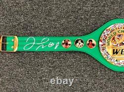 Floyd Maweather Jr & Julio Cesar Chavez signed WBC Belt Beckett Witness BAS COA