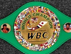 Floyd Maweather Jr & Julio Cesar Chavez signed WBC Belt Beckett Witness BAS COA