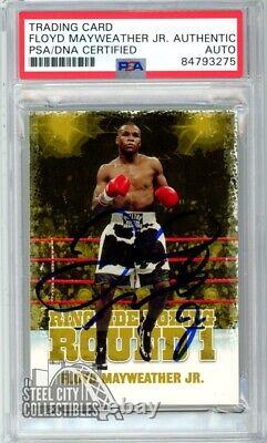 Floyd Mayweather 2010 Sport Kings Ringside Gold Round 1 Auto Card #17 PSA/DNA