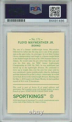 Floyd Mayweather 2010 Sportkings Autographed Signed Card Auto Psa 10 Auto