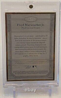 Floyd Mayweather 2017 Topps Transcendent Gold Framed Premium Autograph Card #/10