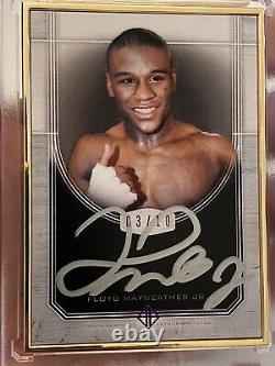 Floyd Mayweather 2017 Topps Transcendent Gold Framed Premium Autograph Card #/10