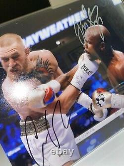 Floyd Mayweather And Conor mcgregor Signed Photo