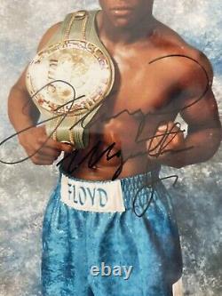 Floyd Mayweather Autograph Signed Boxing 12x14 Autographed Plaque