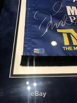 Floyd Mayweather Autographed 50-0 Record Fight Framed Used Boxing Ring Rope PSA
