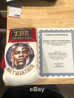 Floyd Mayweather Autographed Boxing Glove COA