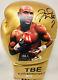 Floyd Mayweather Autographed Boxing Glove Gold Signed PSA/DNA COA Right