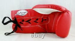 Floyd Mayweather Autographed Red Cleto Reyes Boxing Glove Beckett Authentic