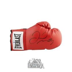 Floyd Mayweather Autographed Red Everlast Boxing Glove BAS COA