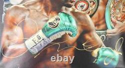 Floyd Mayweather Autographed/Signed Boxing 20x24 Canvas 26372