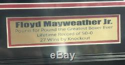 Floyd Mayweather Autographed Signed & Framed 16x20 Photo- Beckett Auth