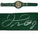 Floyd Mayweather Autographed/Signed Green WBC Boxing Belt BAS 19959