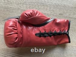 Floyd Mayweather Autographed Signed Red Everlast Boxing Glove Fanatics